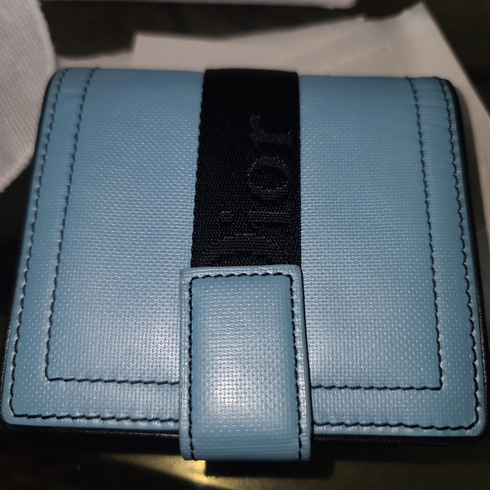Christian Dior Hardcore John Galliano Baby Blue and Black Wallet - Picture 3 of 7